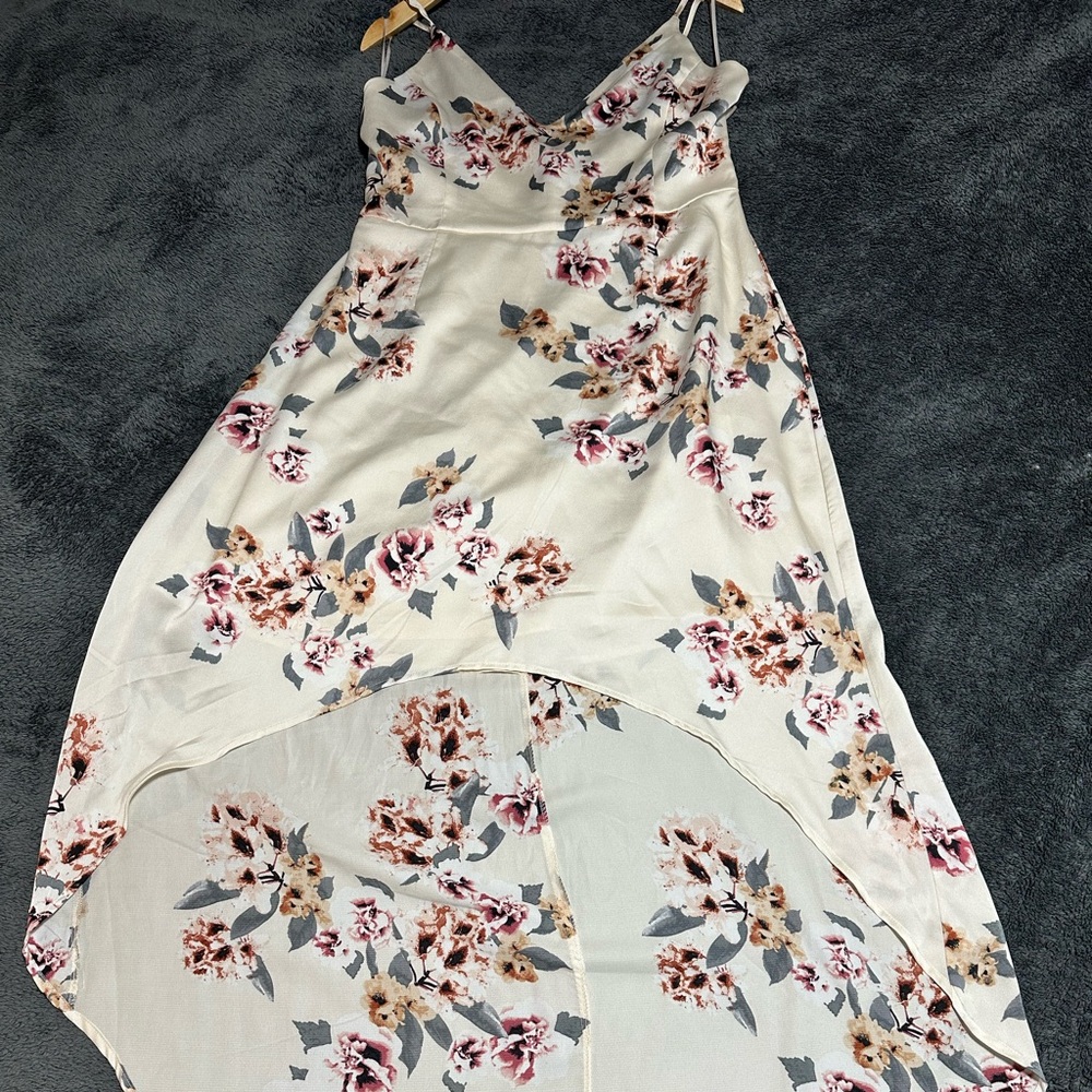 Dynamite Floral High-Low Dress